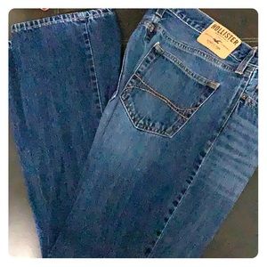 Hollister blue jean , 33x32, Boot cut
